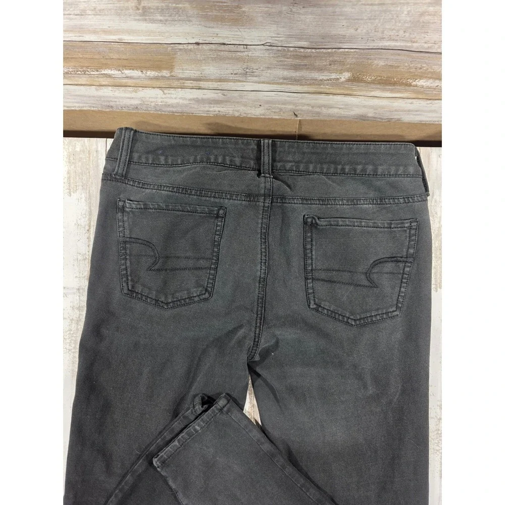 American Eagle Women Lot‎ 10 Super Stretch Black Jeggings & 12 Reg. Green Jeans - Picture 12 of 16